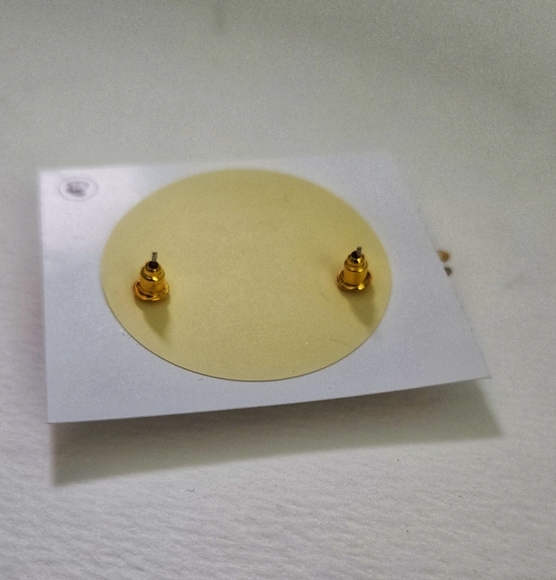 Sunflower Earrings in Yellow and Brown Vtg Enamel Sunflower Earrings - Picture 10 of 14